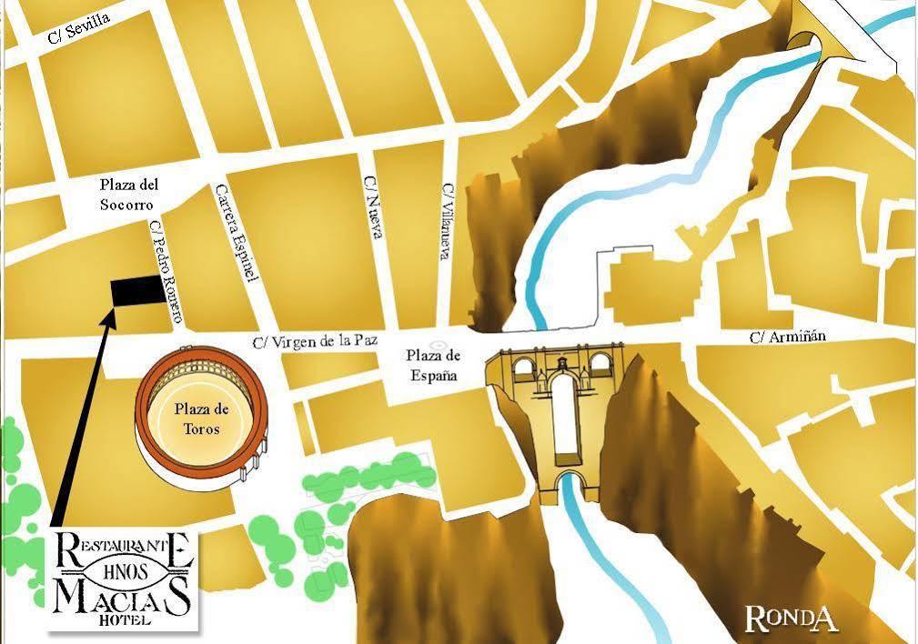 Hotel Hermanos Macias Ronda Zewnętrze zdjęcie